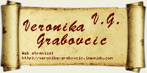 Veronika Grabovčić vizit kartica
